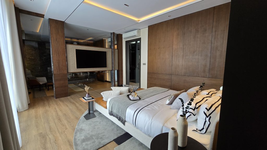 master bedroom show unit ardea heron tipe 11