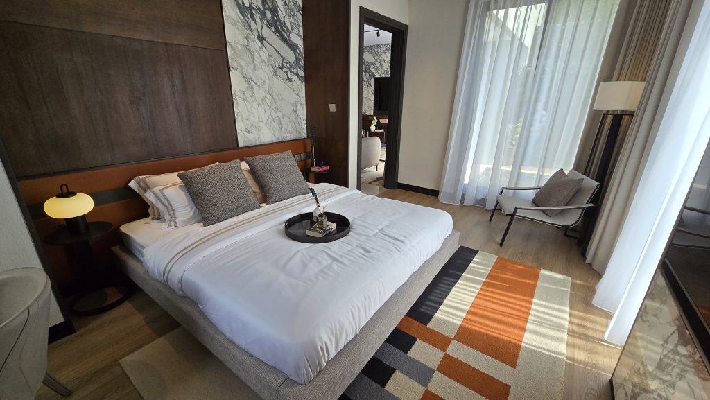 master bedroom show unit ardea heron tipe 9